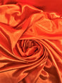 Orange Medium Satin Polyester Fabric - Orange, 58"-60" Wide (1 Yard)