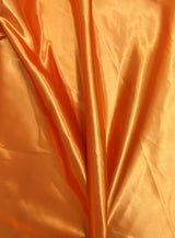 Orange Bridal Satin Polyester Fabric - Orange, 58"-60" Width (1 Yard)