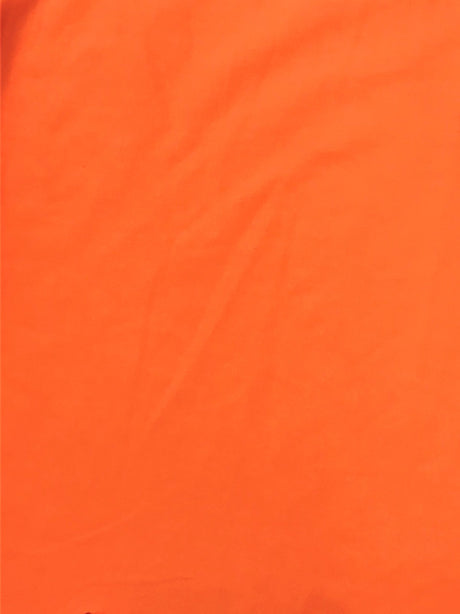 Orange Poly Cotton Broadcloth Fabric - Orange, 59/60" Width (1 Yard)
