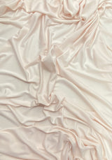Stretch Lining Polyester Fabric - Pale Pink, Matte Soft, 60" Width (1 Yard)