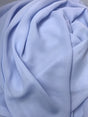 Coppen Blue Polyester Chiffon Fabric - Blue, Very Light Sheer, 59"-60" Wide (1 Yard)