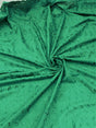 Forest Green Medium Eyelet Polyester Cotton Fabric - Forest Green, Solid, 41"- 42" Width