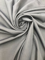 Poly Poplin Polyester Fabric - Gray, 59/60" Width (1 Yard)