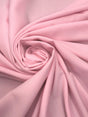 Poly Poplin Polyester Fabric - Baby Pink, 59/60" Width (1 Yard)