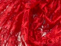 1 Yard Raschel Lace Fabric French Floral 100% Polyester Material for Dresses 60 Inch Width