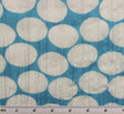 Crinkled Voile Dot Print 100 Percent Polyester Fabric - Blue/White Dot Print, 48/50" Width (1 Yard)