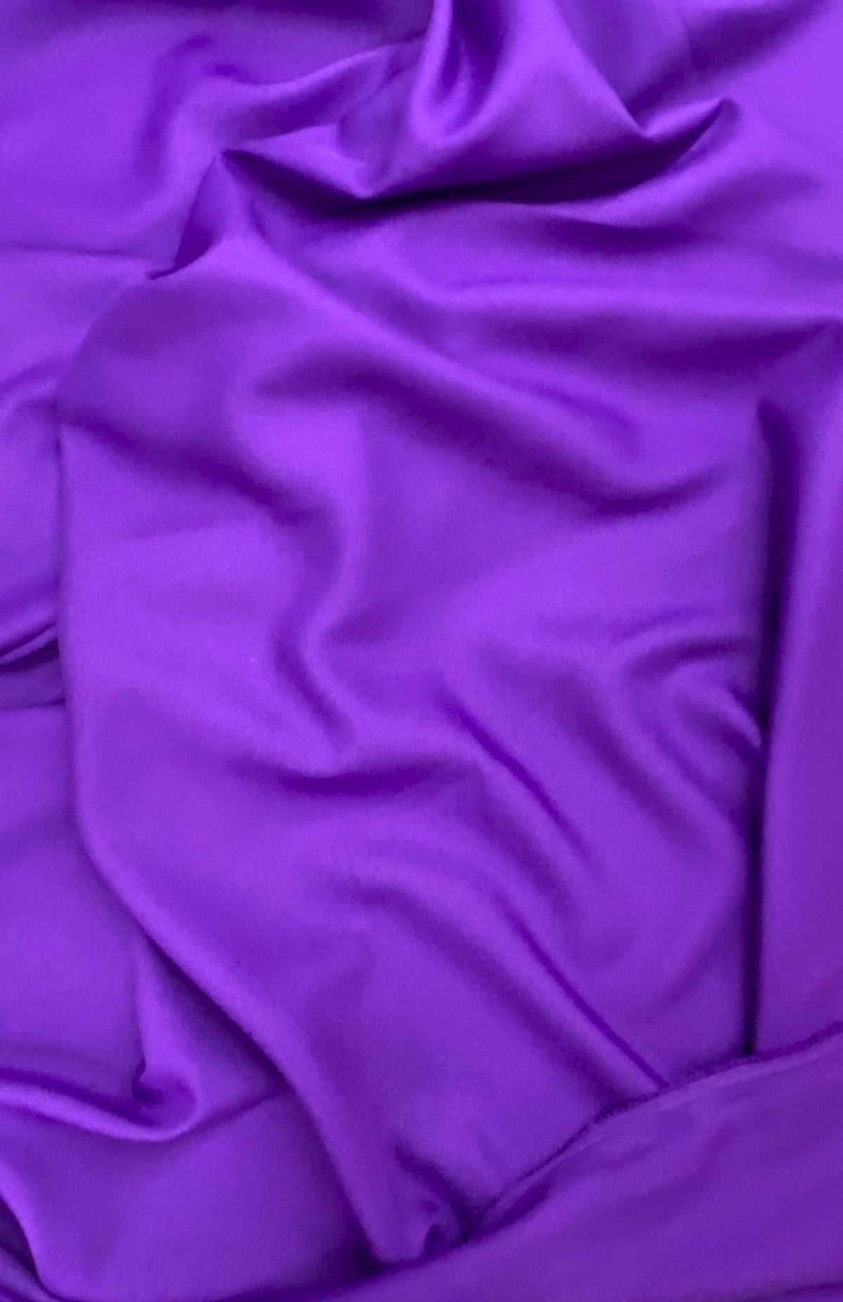 Gabardine Purple Polyester Gabardine Fabric - Purple, 59/60" Width