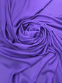 Purple Chiffon Polyester Fabric - Purple, Sheer, 59"-60" Width (1 Yard)
