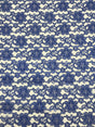 Royal Blue Rachelle Lace Polyester Fabric - Sheer Floral Lace, Royal Blue, 58/60" Wide