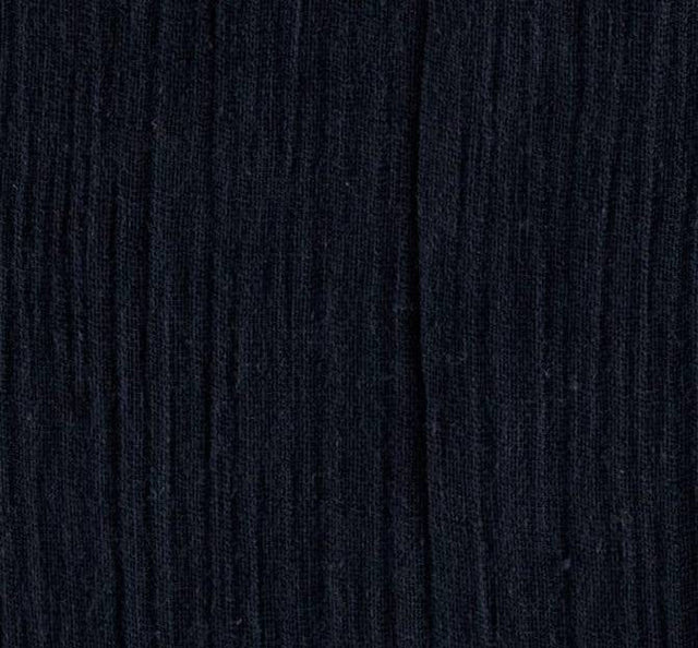 Rayon Crinkle Solid Navy Rayon Fabric - Navy, 50/51" Width