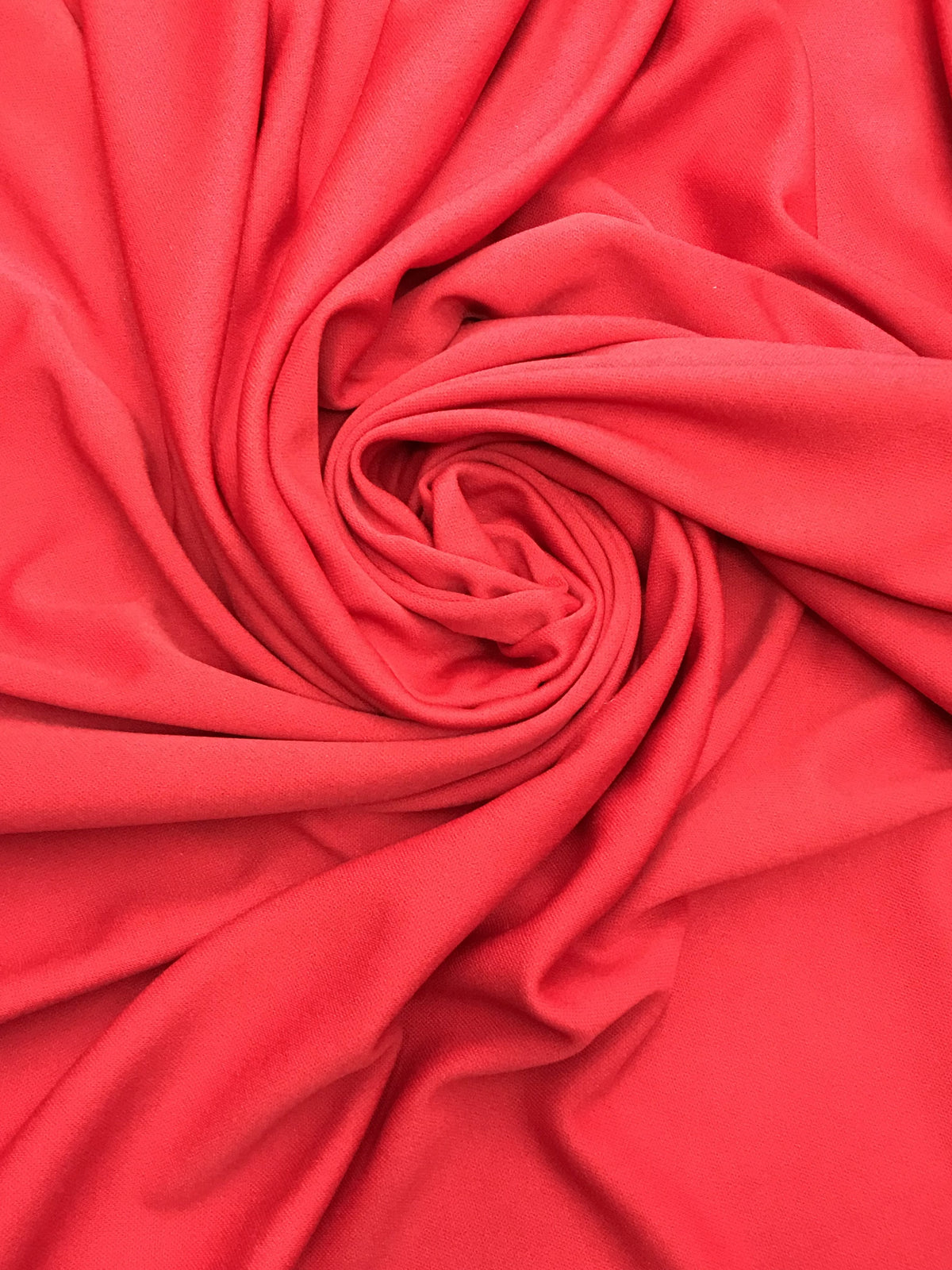 Red Scuba Polyester Fabric - Red, 59"-60" Wide