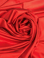 Red Stretch Charmeuse Fabric - Red, 59" Width