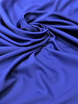 Royal Blue Scuba Polyester Fabric - Royal Blue, Knit, 59"-60" Width