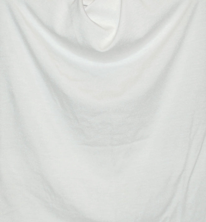 1 Yard White Rayon Spandex Jersey Fabric Soft Lightweight Stretch Knit for Apparel & DIY Projects