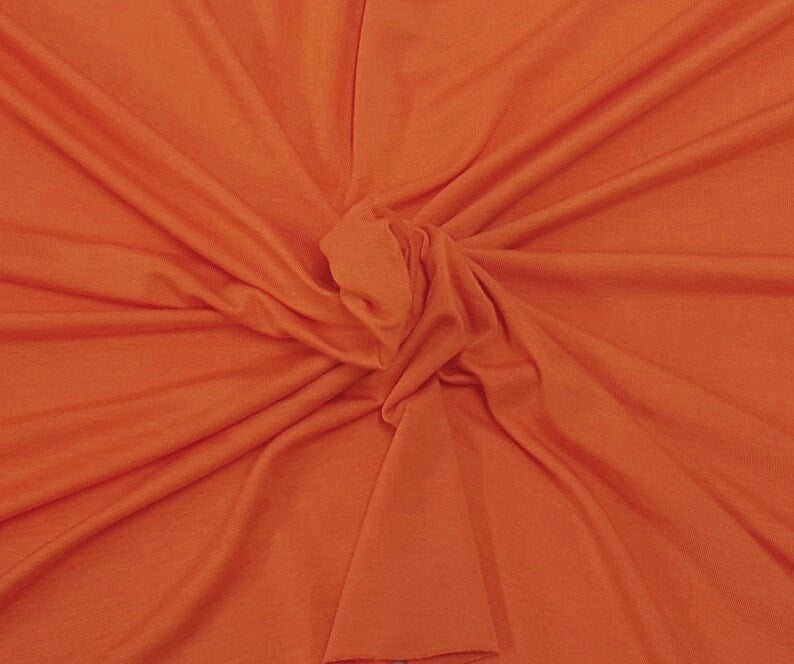 1 Yard Tigerlily Modal Spandex Jersey Knit Fabric 310 GSM for Shirts, Dresses, and Loungewear
