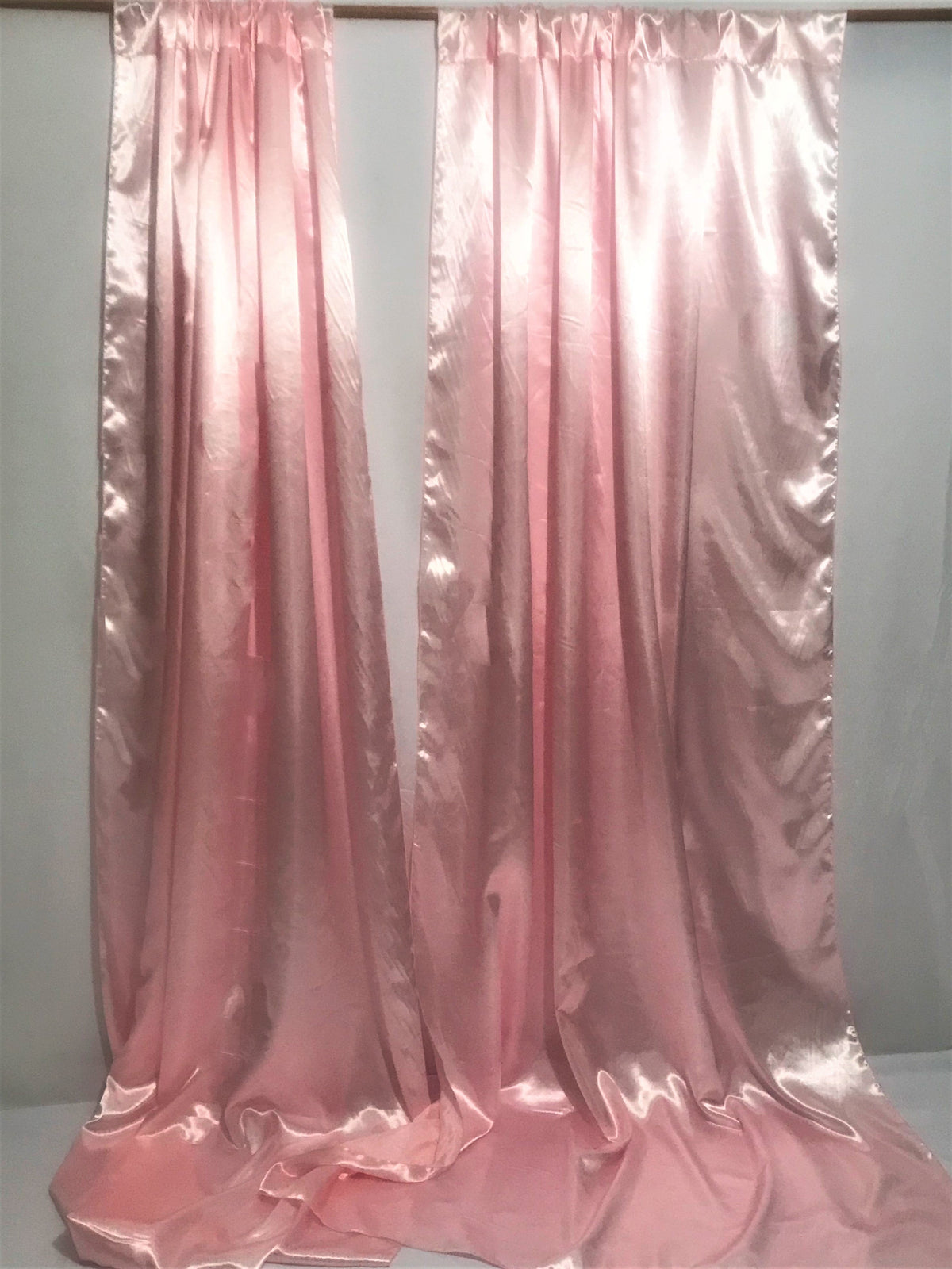 Satin Backdrops Polyester Satin Fabric - Shiny, Multiple Colors, 10' Width