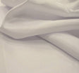 Shantung Slub Polyester Fabric - Solid White, 58/60" Width
