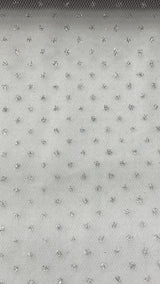 10 Yard Silver or Gold Sparkling Glitter Tulle Ribbon Roll for Party Wedding Decoration 6 inch Width