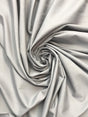 Silver Poly Cotton Fabric - Silver, 59/60" Width (1 Yard)