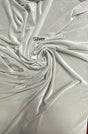 Silver Stretch Velvet Fabric - Silver, 58"-60" Width