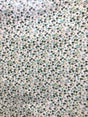 Small Daisies Green Polyester Cotton Fabric - Green Daisies, 59/60" Width (1 Yard)