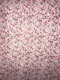 Small Daisies Red Polyester Cotton Broadcloth Fabric - Red Daisy Print, 59/60" Width (1 Yard)