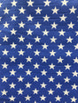 Royal/White Stars Poly Cotton Fabric - Royal/White Stars, 59/60" Width (1 Yard)