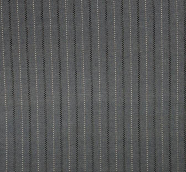 Stretch Stripe 8005 Polyester Rayon Spandex Fabric - Slate Blue/Black Stripe, 44/45" Width