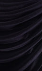 Black Stretch Velvet Fabric - Black, 58"-60" Width (1 Yard)