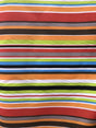 Multi Stripe Color Poly Cotton Fabric - Multi Color Stripes, 59/60" Width (1 Yard)