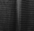 Steam Velour Drop Needle 8X3 Black Polyester Spandex Fabric - Black, 58/60" Width (1 Yard)
