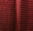 Steam Velour Drop Needle 8X3 Polyester Spandex Fabric - Burgundy, 58/60" Width (1 Yard)