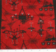 Swing Knit 2 Tone Red 3J301 Polyester Fabric - Red, 58/60" Width (1 Yard)