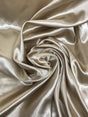 Taupe Medium Satin Polyester Fabric - Taupe, Satin, 58"-60" Wide