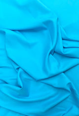 Gabardine Turquoise Polyester Gabardine Fabric - Turquoise, 59/60" Width (1 Yard)