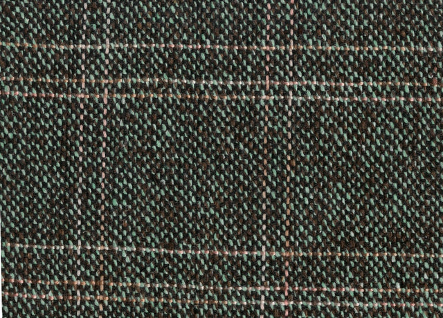Tweed Bolivia Brown/Light Blue Wool Acrylic Polyester Rayon Fabric - Brown/Light Blue Tweed, 57/58" Width (1 Yard)