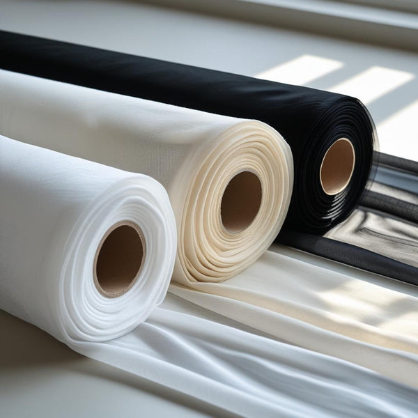 1 Yard Extra-Wide Sheer Voile Fabric for Events & Soft Furnishings 118-120" Width