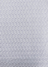 Heavy Eyelet White Polyester Cotton Fabric - White Floral Embroidery, 41"-42" Width