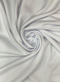 Gabardine Polyester Gabardine Fabric - White, 59/60" Width (1 Yard)