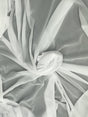 White Chiffon Polyester Fabric - White Sheer, 59"-60" Width (1 Yard)