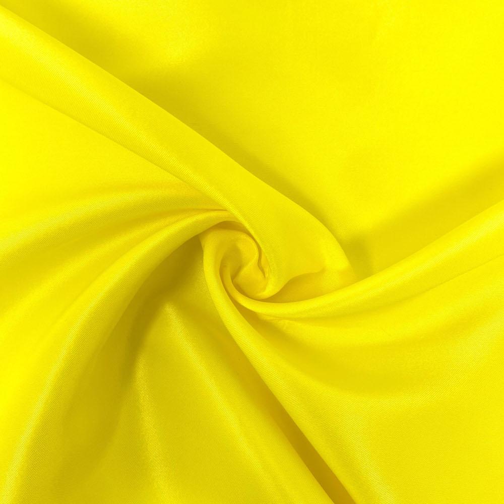 1 Yard Yellow Matte Peau de Soie Duchess Satin Fabric, 58/60? Wide, 100% Polyester Dress Material