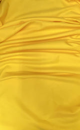 Gabardine Polyester Fabric - Yellow, 59/60" Width